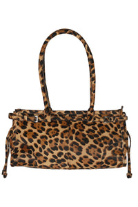 PESKY-F Jeffrey Campbell Shoulder Bag Tan Brown Cheetah 