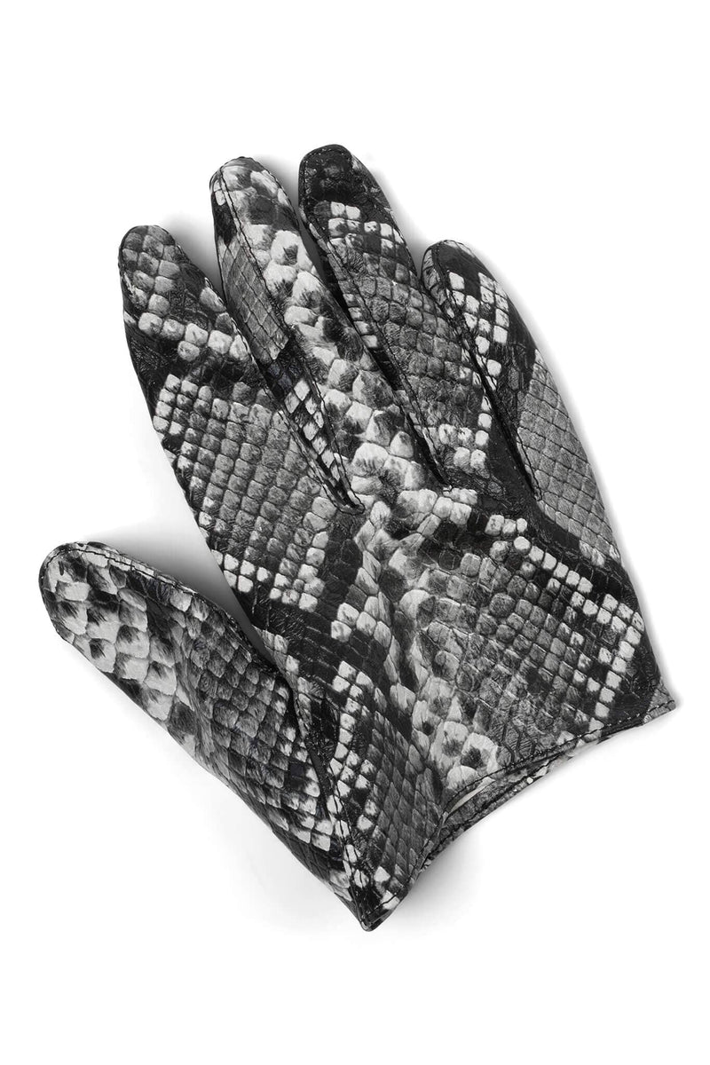 PIT-CREW Gloves YYH White Grey Python S 