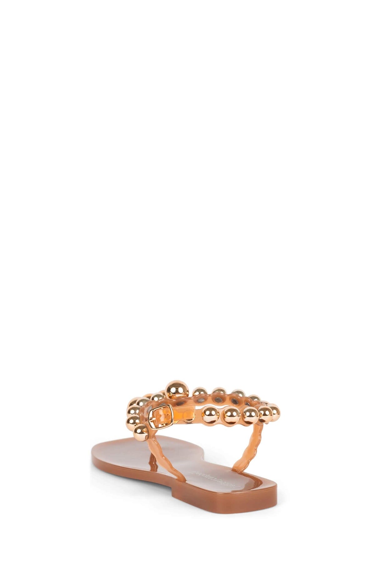 PLATED Jeffrey Campbell Thong Sandal Caramel Gold