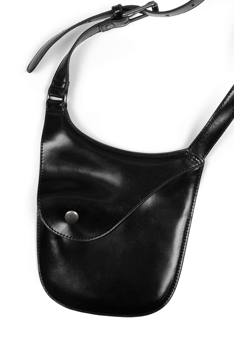 POCHETTE Black Cross-back Harness Bag