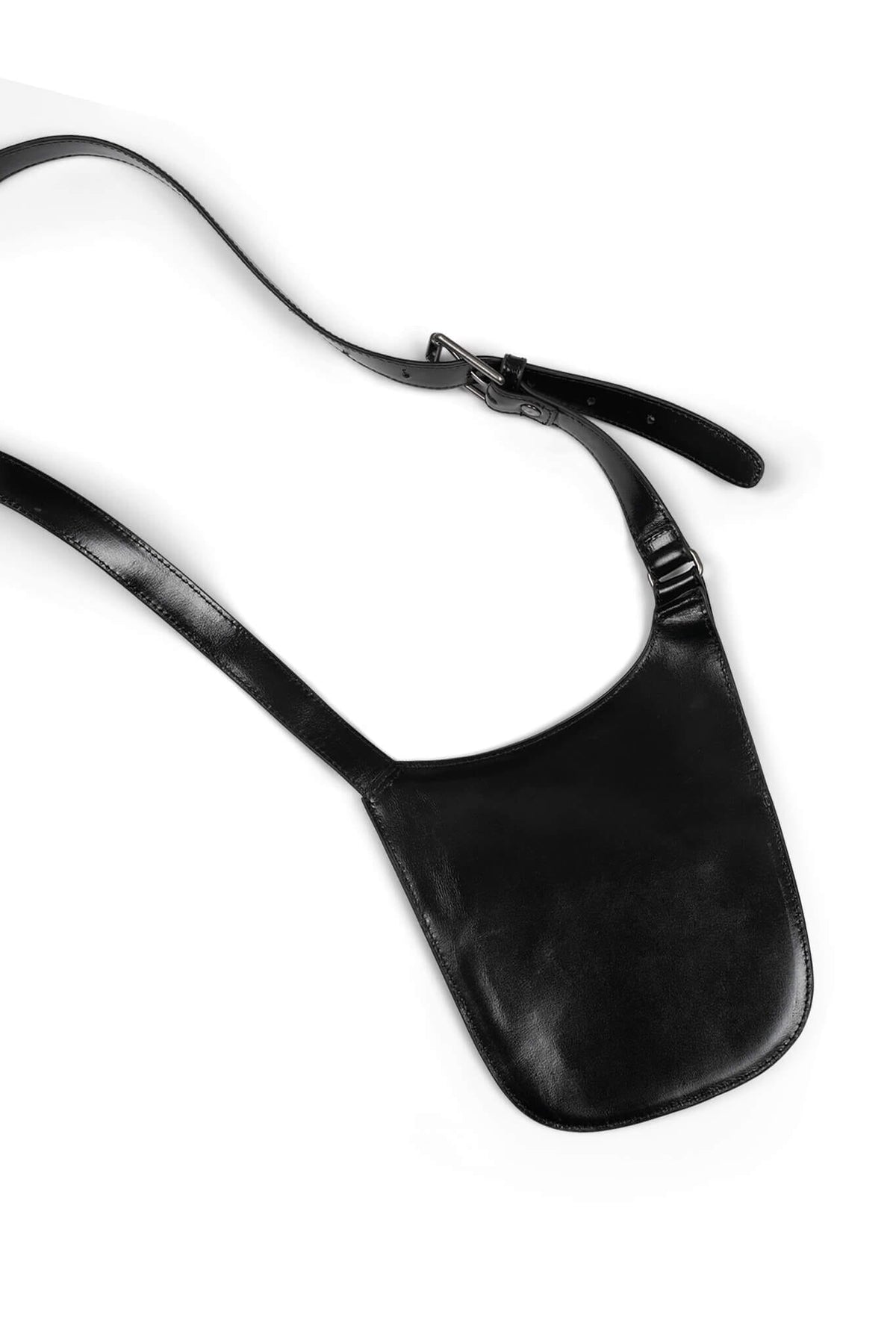 POCHETTE Black Cross-back Harness Bag
