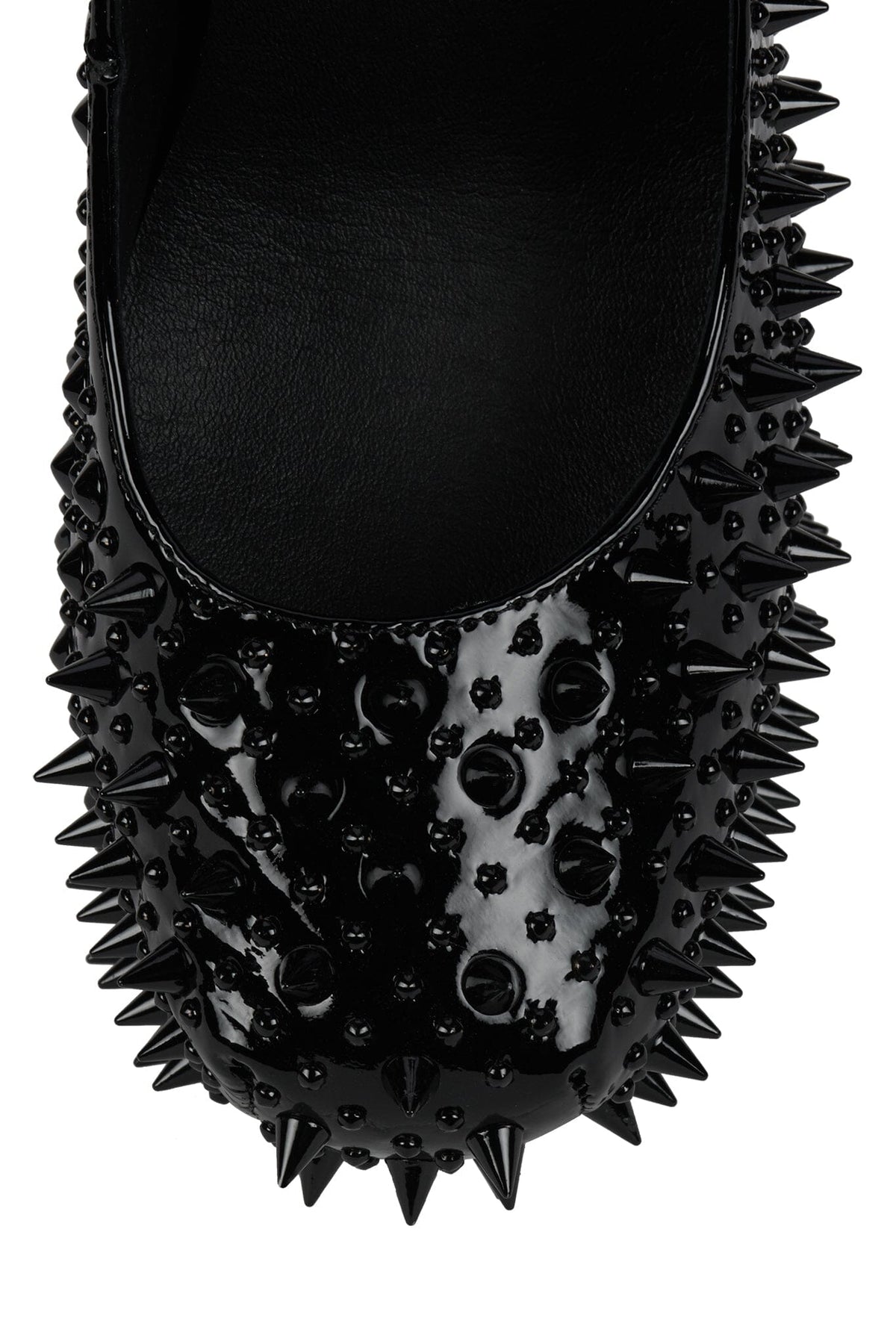 PRICKLY Jeffrey Campbell Platform Pump Black Patent Black