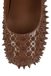 PRICKLY Jeffrey Campbell Platform Pump Natural Patent Natural