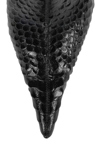 PROPOSAL Jeffrey Campbell Stiletto Boot Black Snake