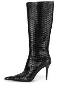PROPOSAL Jeffrey Campbell Stiletto Boot Black Snake