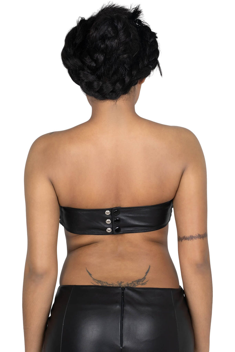 PSYCHIC TOP Jeffrey Campbell Top Black