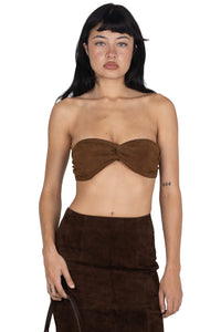 PSYCHIC TOP Jeffrey Campbell Top Brown
