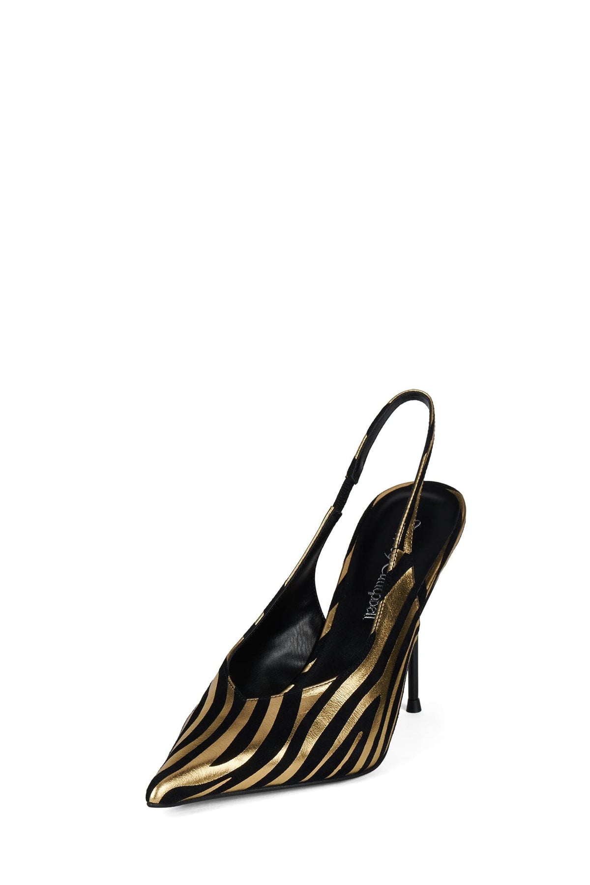 PUCKER-SB Gold Zebra Suede