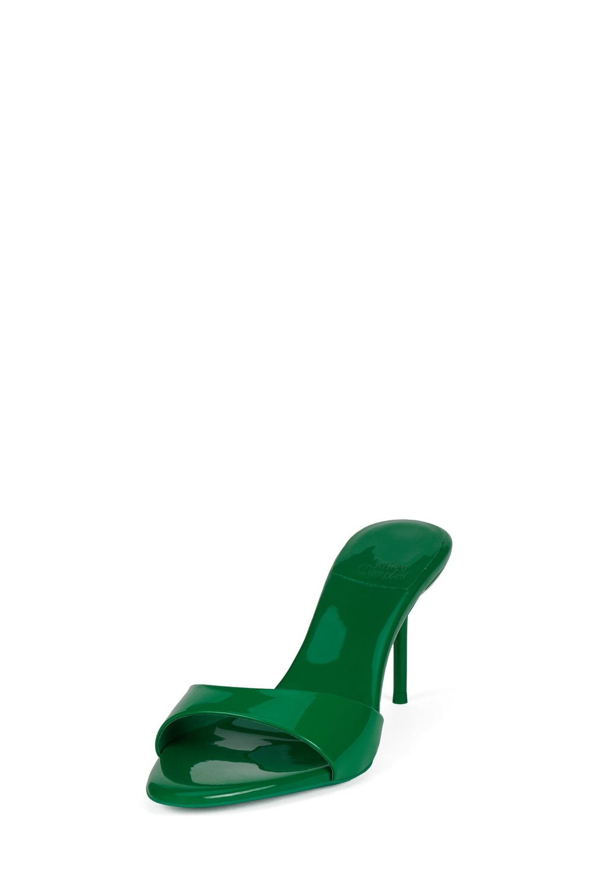 PUMPTINI Heeled Sandal Green Patent _hover