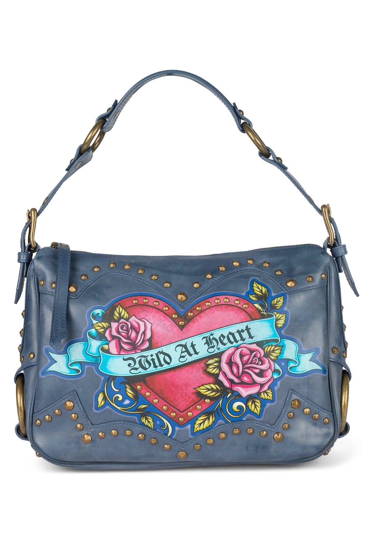 REBELLIOUS Shoulder Bag Blue Brush Wild Combo