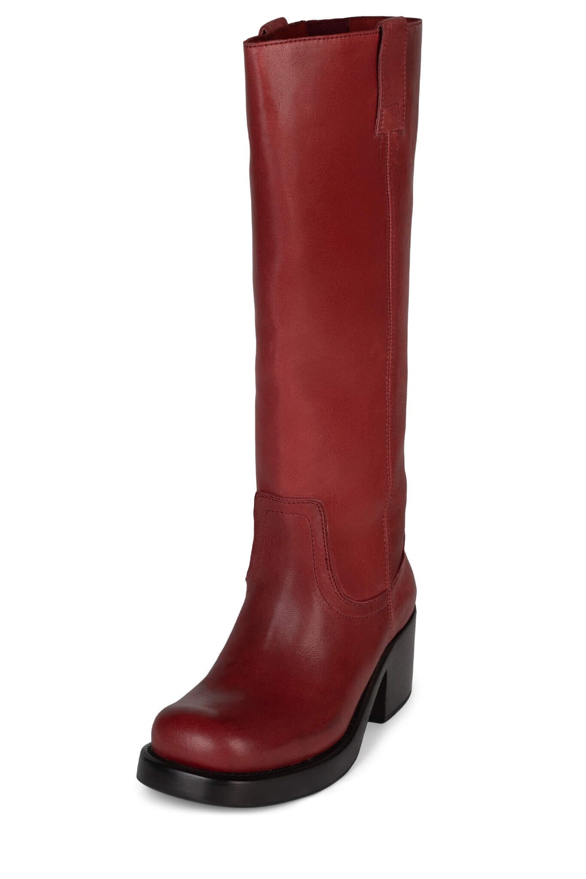 REFLECT-HI Jeffrey Campbell Knee-High Boot Red _hover