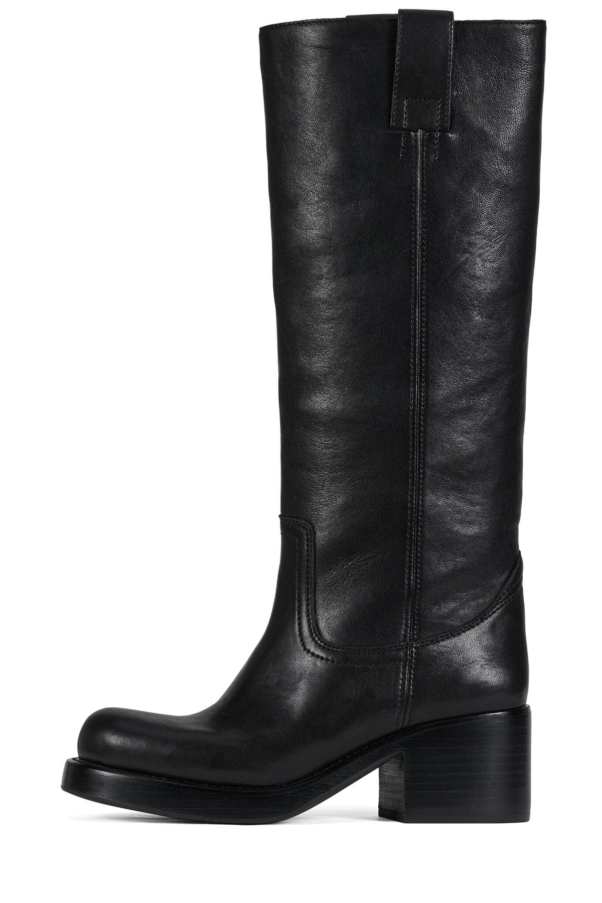 REFLECT-HI Jeffrey Campbell Knee-High Boot Black Black