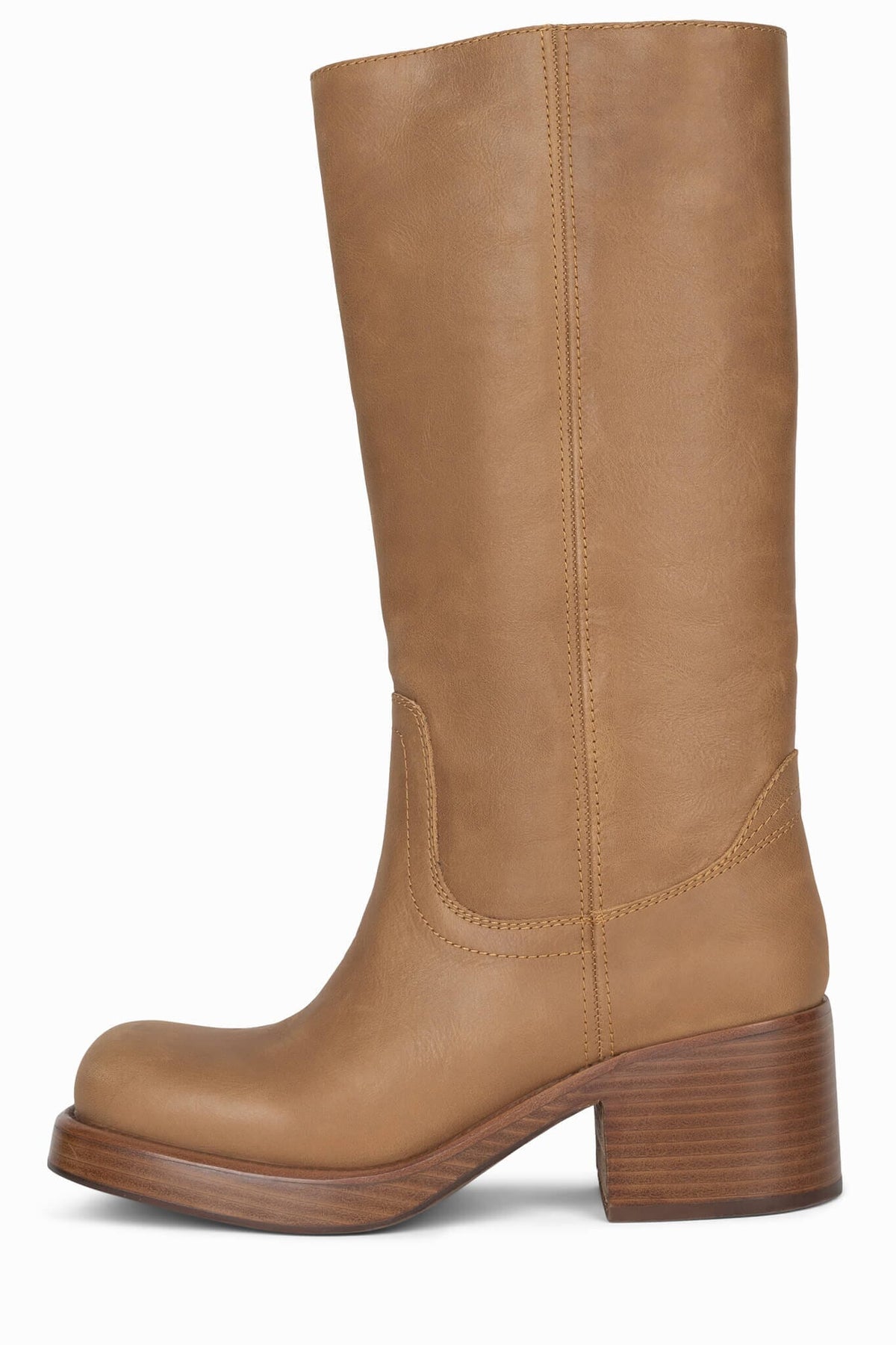 REFLECT Jeffrey Campbell Heeled Boot Natural 