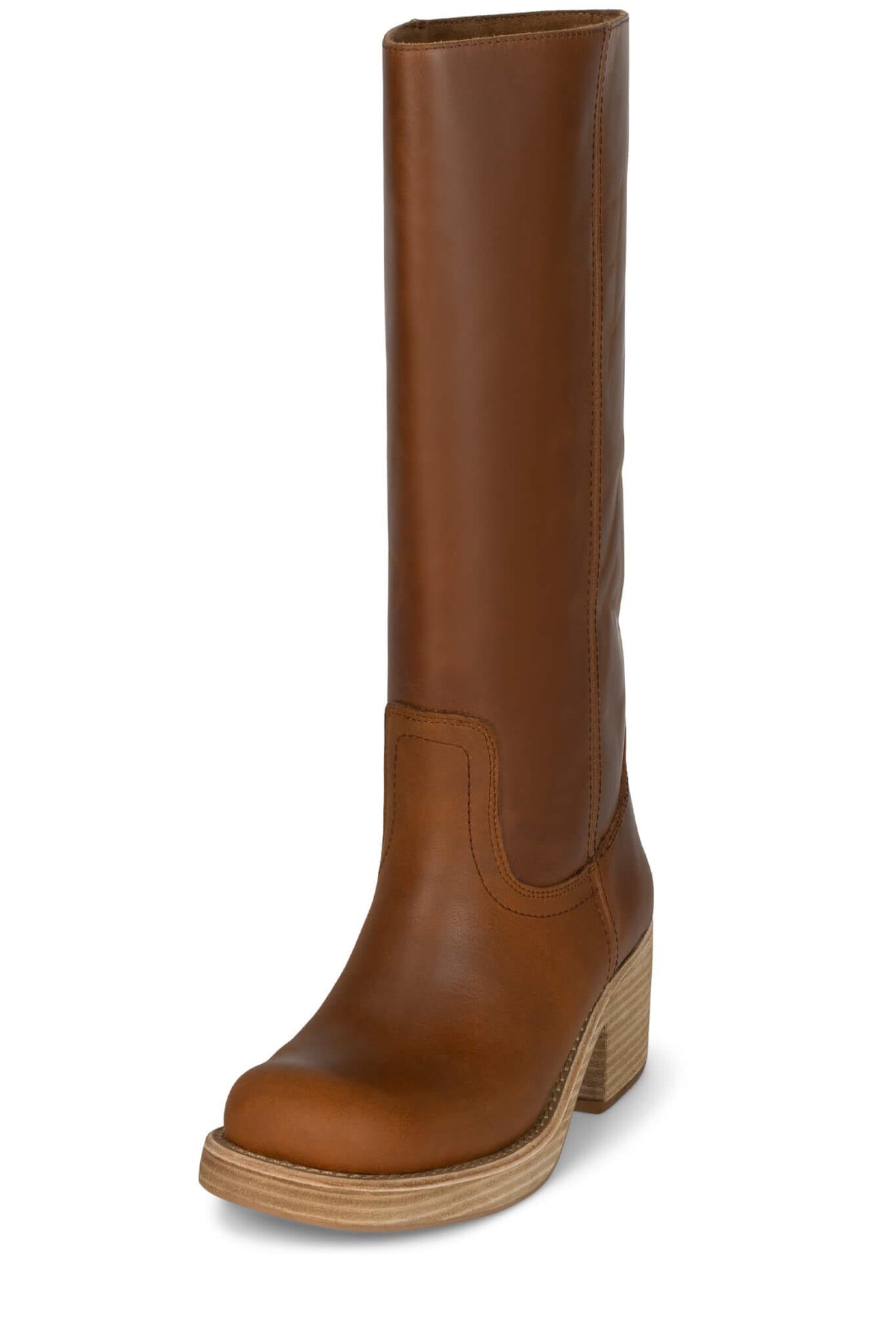 REFLECT-TN Jeffrey Campbell Heeled Boot Natural Tan Natural