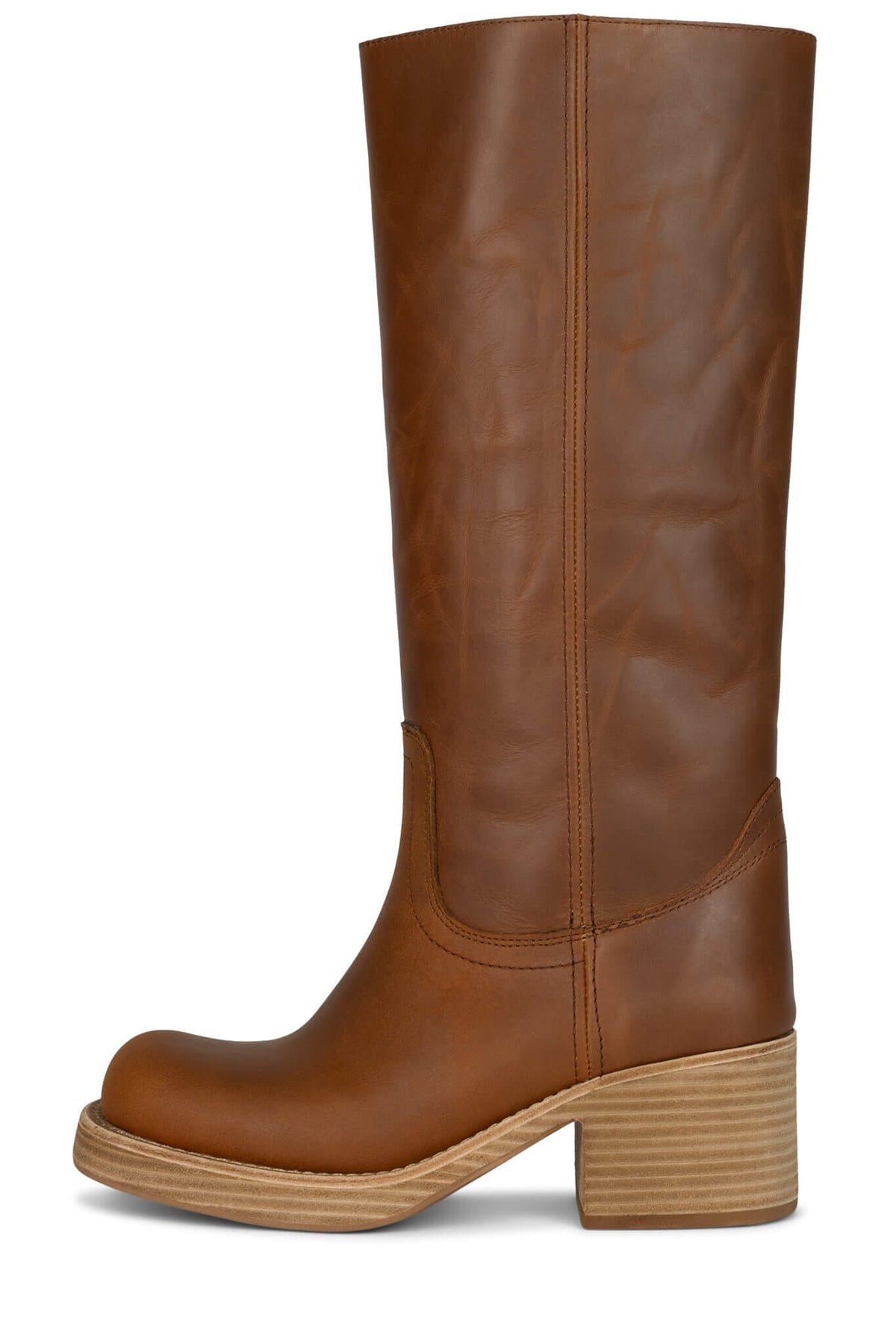 REFLECT-TN Jeffrey Campbell Heeled Boot Natural Tan Natural