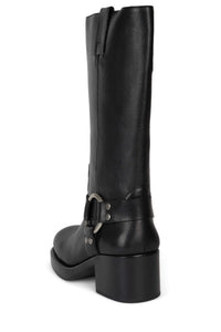 REFLECTION Jeffrey Campbell Knee High Boots Black