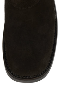 REFLECTION Jeffrey Campbell Knee High Boots Brown Suede
