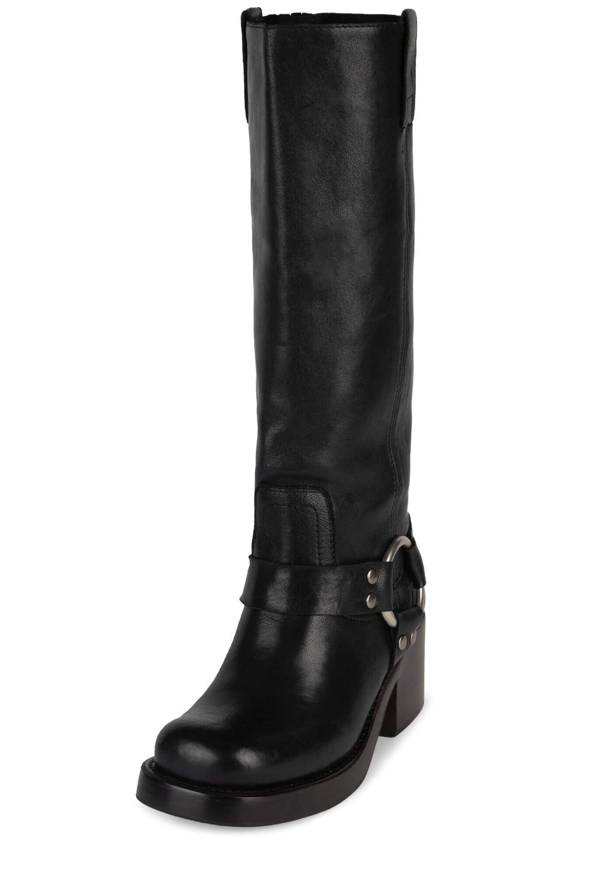 REFLECTN-H Jeffrey Campbell Knee-High Boot Black Silver _hover