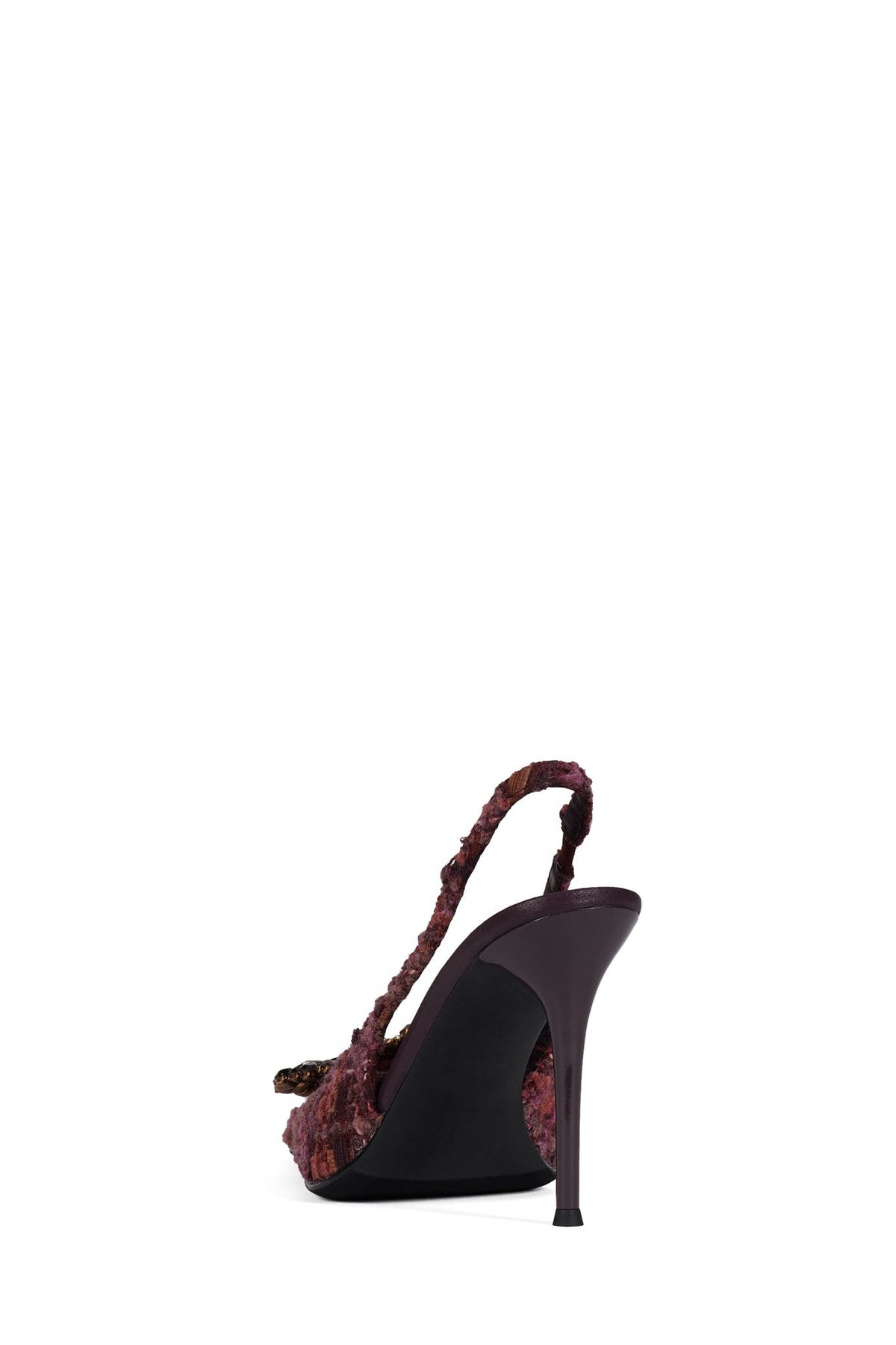 REGARDS Jeffrey Campbell Slingback Pump Purple Multi Tweed