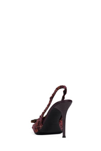 REGARDS Jeffrey Campbell Slingback Pump Purple Multi Tweed