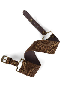 REIN-IN Jeffrey Campbell Tapestry Belt Brown Tapestry