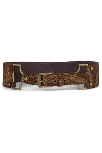 REIN-IN Jeffrey Campbell Tapestry Belt Brown Tapestry