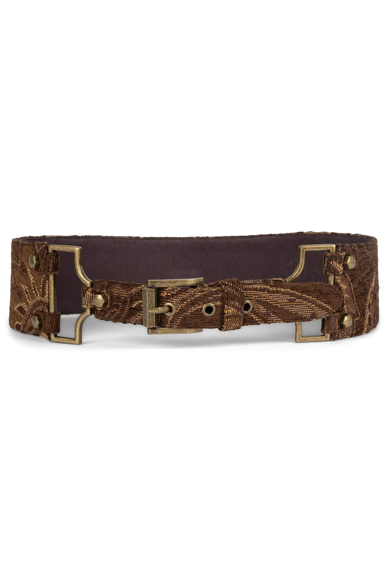 REIN-IN Jeffrey Campbell Tapestry Belt Brown Tapestry