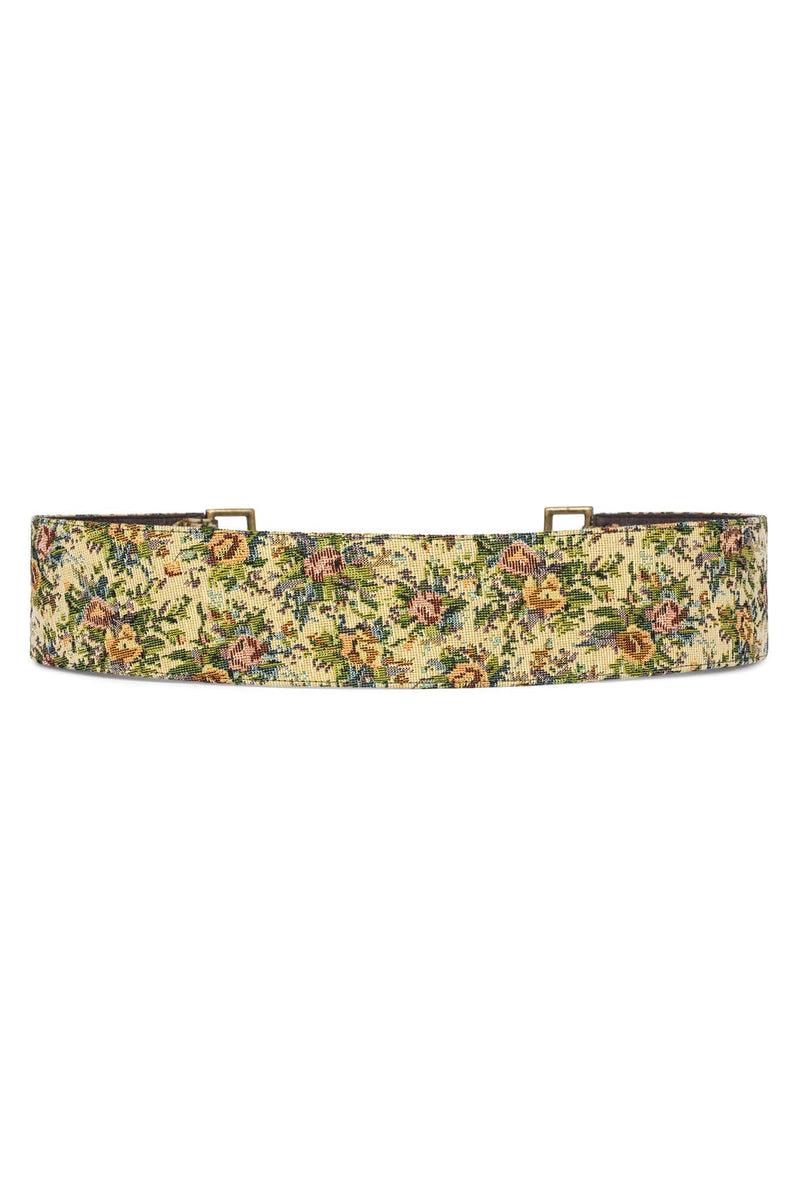 REIN-IN Jeffrey Campbell Tapestry Belt Beige Floral Tapestry
_hover