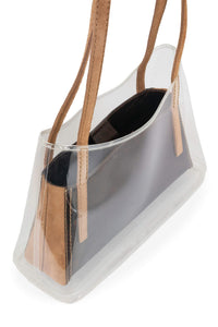 REINVENT Jeffrey Campbell Shoulder Bag Beige Brown Clear
_hover