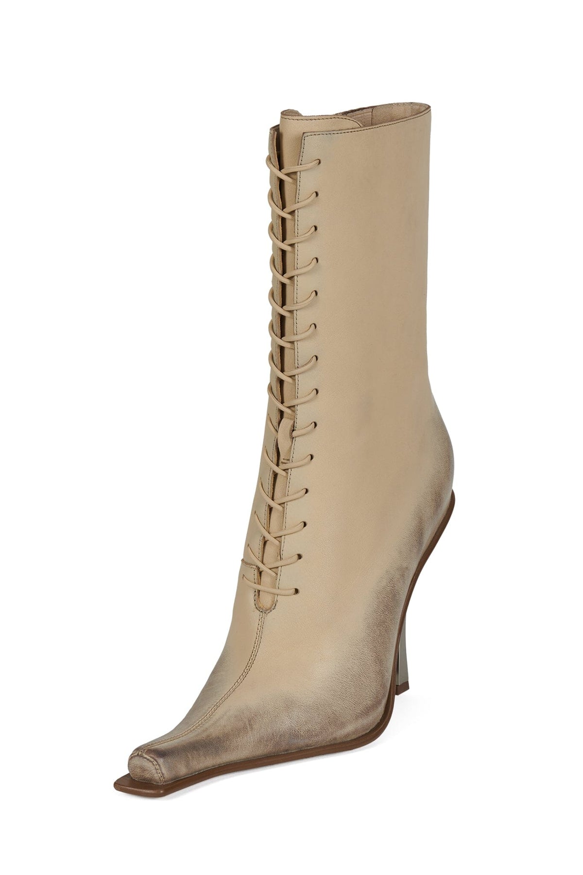 REMBRANDT Jeffrey Campbell Heeled Boot Beige Ruboff _hover