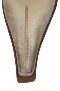 REMBRANDT Jeffrey Campbell Heeled Boot Beige Ruboff