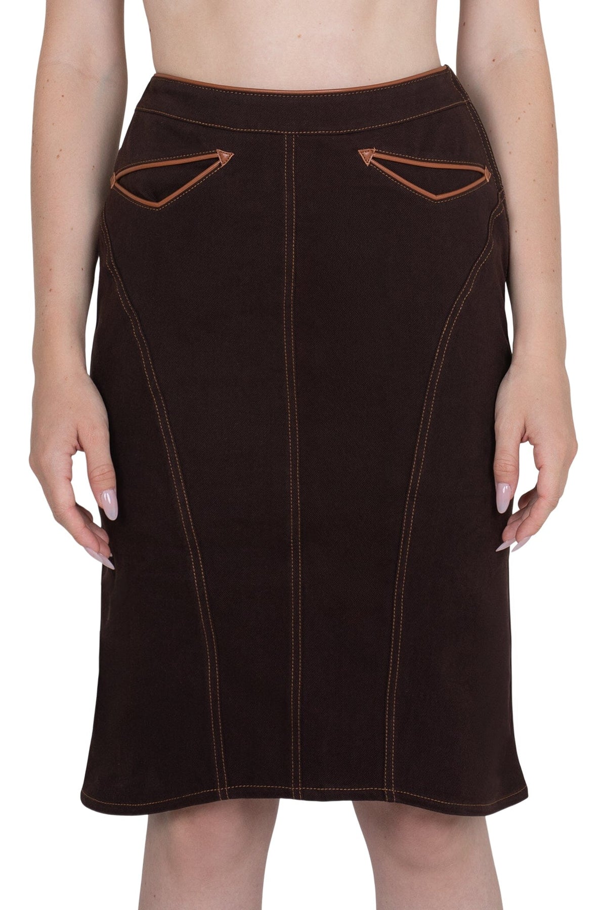 RESPONSE Jeffrey Campbell Skirt Brown