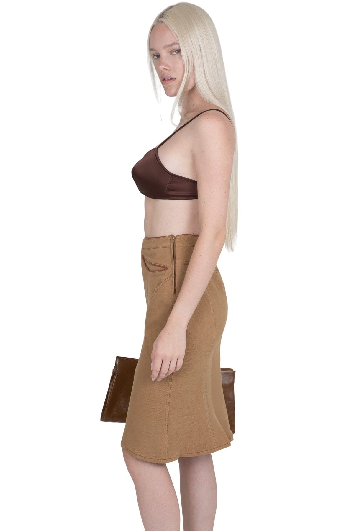 RESPONSE Jeffrey Campbell Skirt Beige _hover