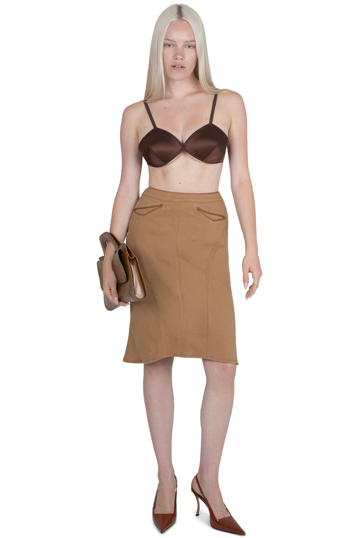 RESPONSE Jeffrey Campbell Skirt Beige