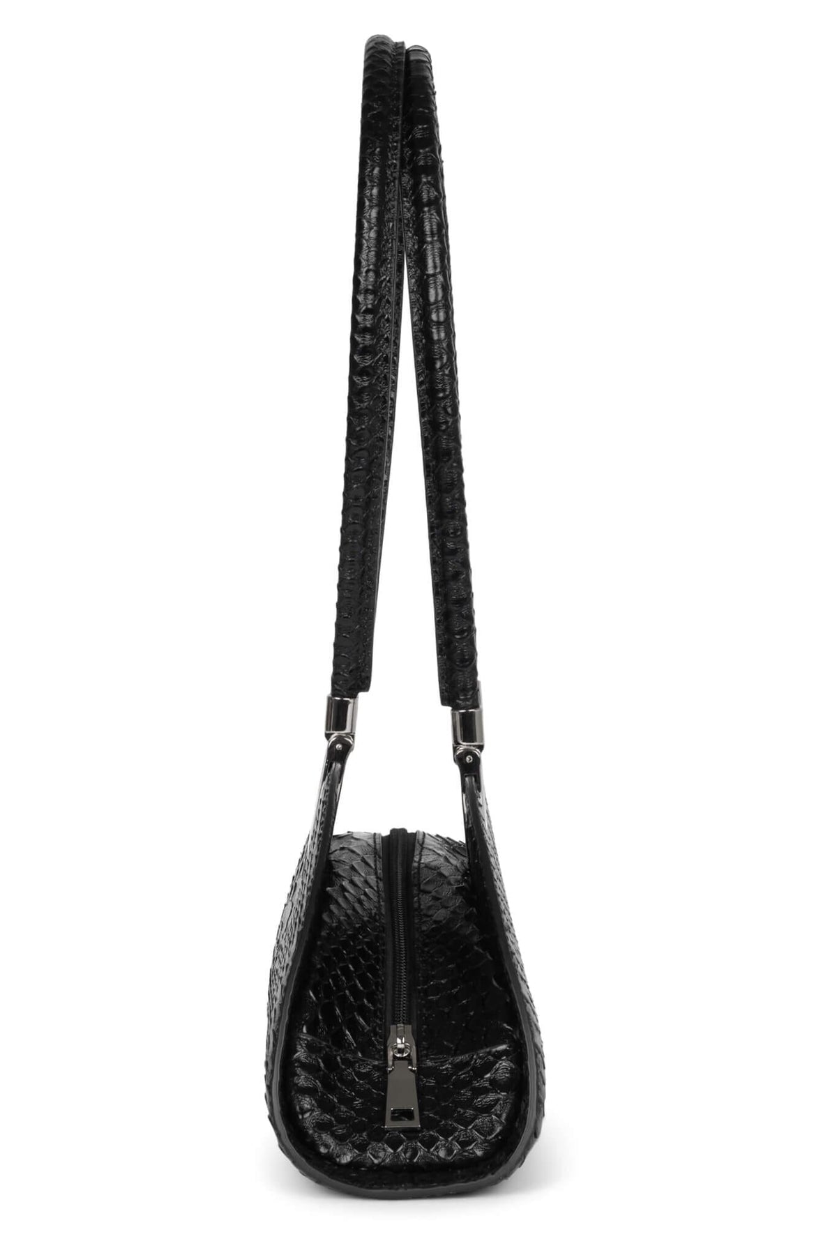 RETROGRADE Jeffrey Campbell Shoulder Bag Black Snake