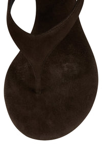 RHIAN Jeffrey Campbell Heeled Sandal Brown Suede