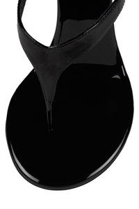 RHIAN Jeffrey Campbell Heeled Sandal Black Patent