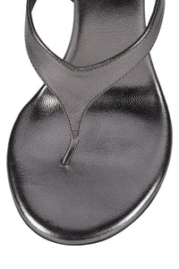 RHIAN Jeffrey Campbell Heeled Sandal Pewter Metallic