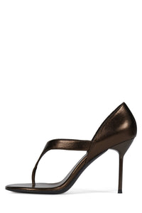 RHIAN Jeffrey Campbell Heeled Sandal Brown Metallic