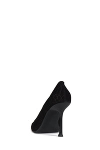 RISKTAKER3 Jeffrey Campbell Stiletto Heels Pump Black Matte Snake