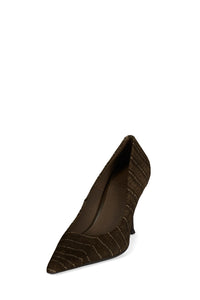 RISKTAKER3 Jeffrey Campbell Stiletto Heels Pump Taupe Snake
_hover