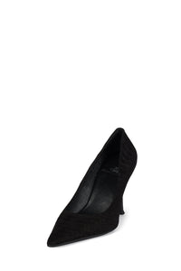 RISKTAKER3 Jeffrey Campbell Stiletto Heels Pump Black Matte Snake
_hover