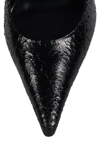 RISKTAKER3 Jeffrey Campbell Stiletto Heels Pump Black Crackle