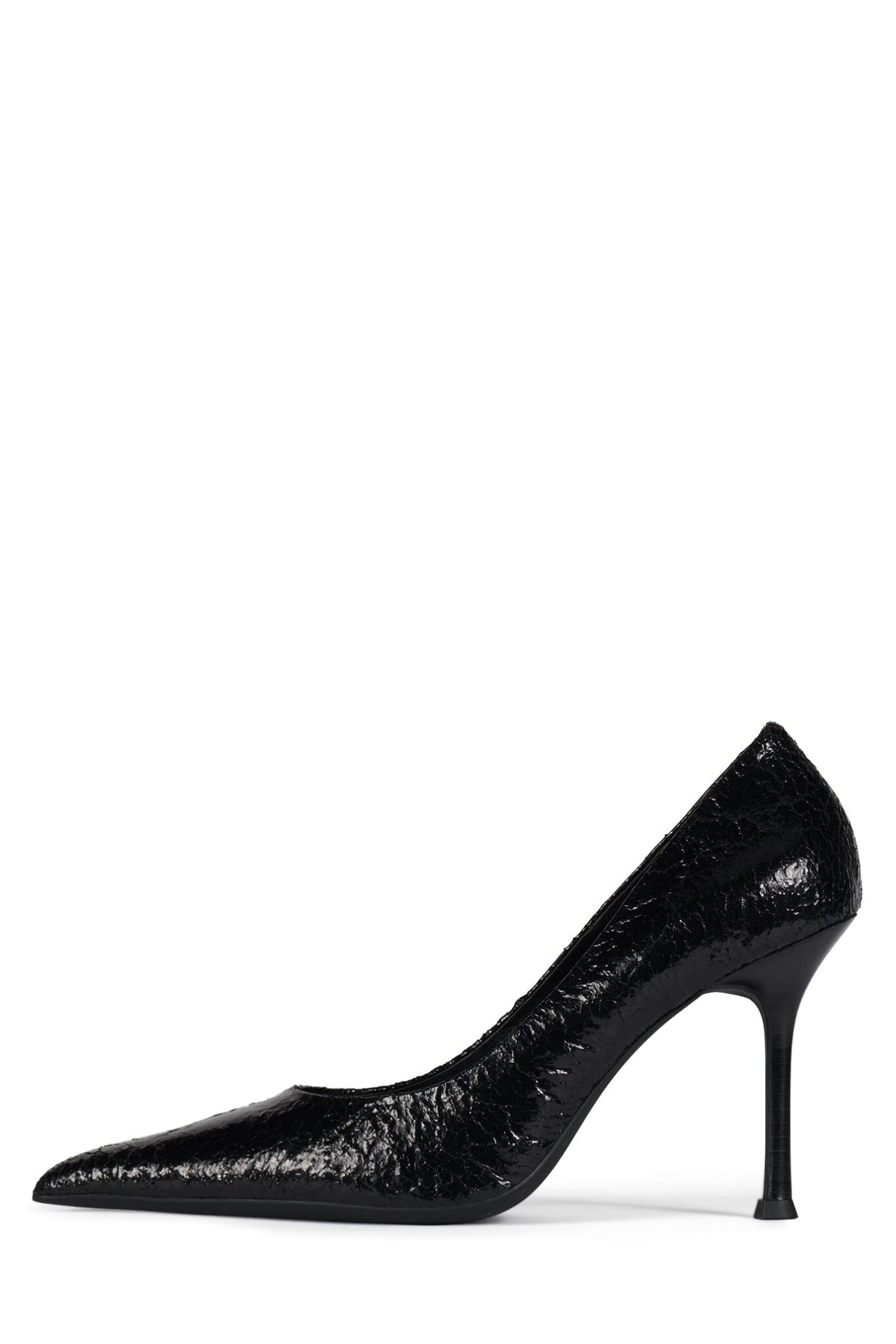 RISKTAKER3 Jeffrey Campbell Stiletto Heels Pump Black Crackle