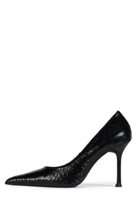 RISKTAKER3 Jeffrey Campbell Stiletto Heels Pump Black Crackle