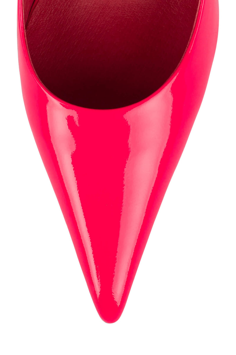 RISKTAKER3 Jeffrey Campbell Stiletto Heels Fuchsia Neon Patent 
