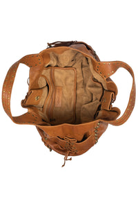 ROBIN-HOOD Jeffrey Campbell Oversized Bag Cognac
