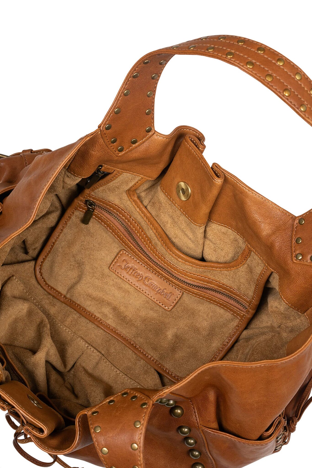 ROBIN-HOOD Jeffrey Campbell Oversized Bag Cognac