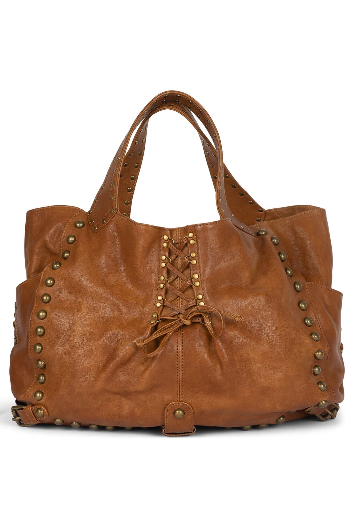 ROBIN-HOOD Jeffrey Campbell Oversized Bag Cognac 