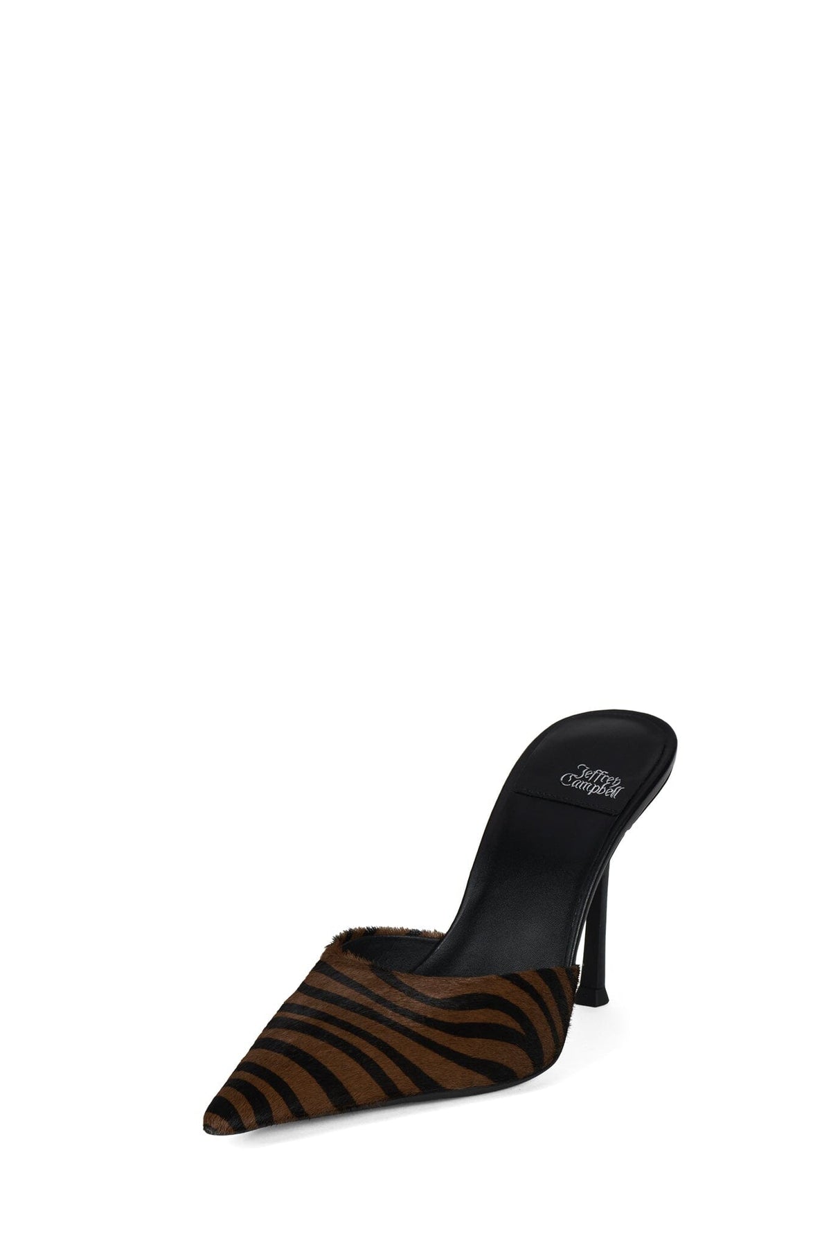 ROBYN-F2 Heeled Mule Black Brown Zebra _hover